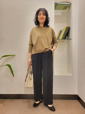 「アイテム（パンツ）」を使った、浪口　絵美さん（レディース・164cm）の秋コーディネート