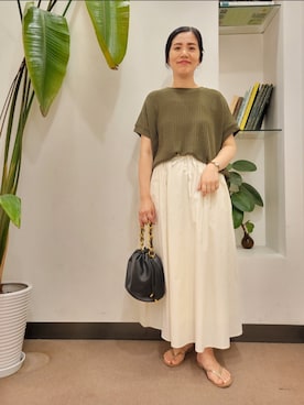 浪口　絵美さん（レディース・164cm）の夏コーディネート