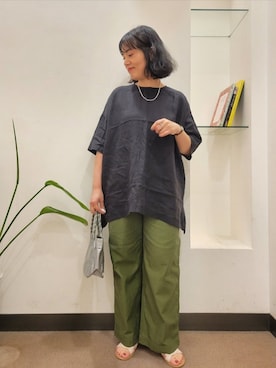 浪口　絵美さん（レディース・164cm）の夏コーディネート