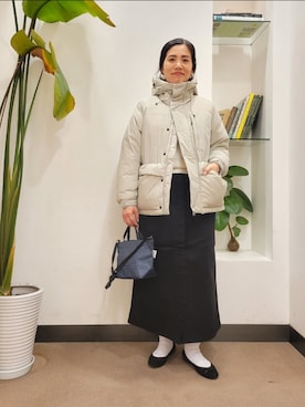 「URBAN RESEARCH DOORS」｜浪口　絵美さん（レディース・164cm）の冬コーディネート