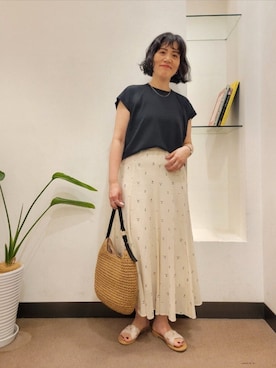 浪口 絵美さん(レディース・164cm)の夏コーディネート