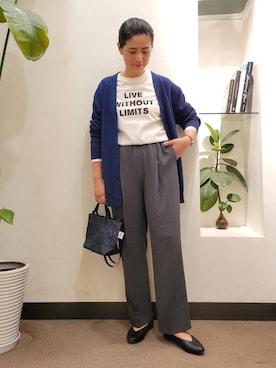 浪口　絵美さん（レディース・164cm）の秋コーディネート