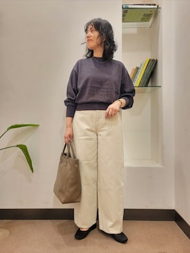 浪口　絵美さん（骨格ウェーブ・レディース・164cm）の秋コーディネート