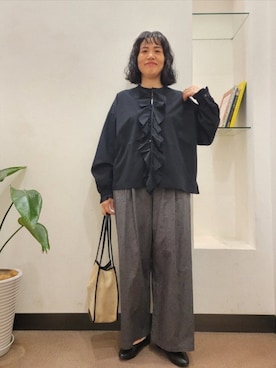 「かぐれ」｜浪口　絵美さん（レディース・164cm）の秋コーディネート