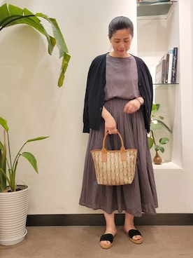 浪口　絵美さん（レディース・164cm）の夏コーディネート