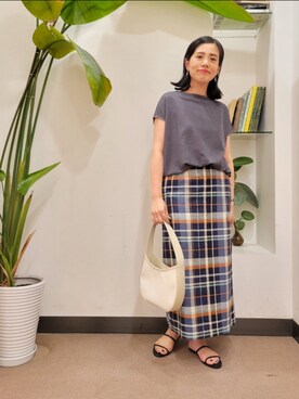浪口 絵美さん(レディース・164cm)の夏コーディネート