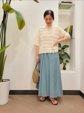 浪口　絵美さん（レディース・164cm）の夏コーディネート