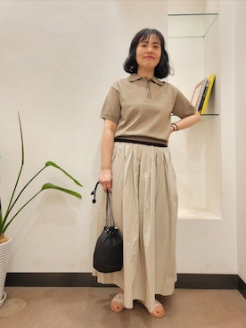 浪口　絵美さん（レディース・164cm）の夏コーディネート