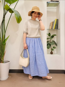 浪口　絵美さん（レディース・164cm）の夏コーディネート
