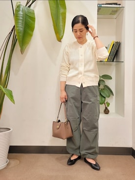 「MARCO BIANCHINI（マルコビアンチーニ）のアイテム」を使った、emiinamiiさん（レディース・164cm）の秋コーディネート