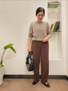 浪口 絵美さん(レディース・164cm)の秋コーディネート