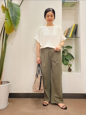 浪口 絵美さん(レディース・164cm)の夏コーディネート