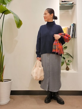 浪口　絵美さん（レディース・164cm）の冬コーディネート