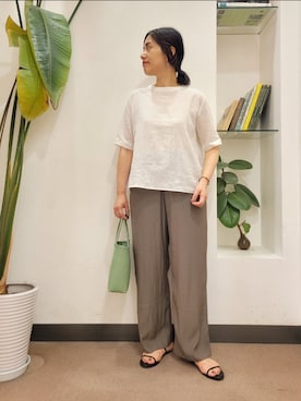 浪口　絵美さん（レディース・164cm）の夏コーディネート