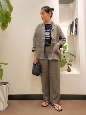 浪口　絵美さん（レディース・164cm）の夏コーディネート