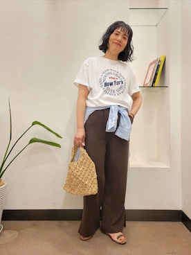 浪口 絵美さん(レディース・164cm)の夏コーディネート