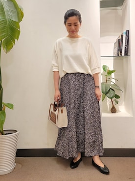 浪口　絵美さん（レディース・164cm）の秋コーディネート