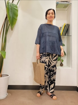 浪口 絵美さん(レディース・164cm)の夏コーディネート