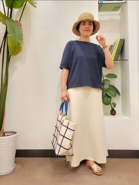 浪口 絵美さん(レディース・164cm)の夏コーディネート