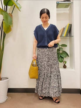 浪口　絵美さん（レディース・164cm）の夏コーディネート