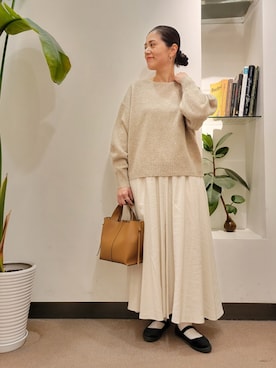 浪口　絵美さん（レディース・164cm）の冬コーディネート