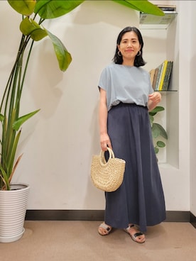 浪口 絵美さん(レディース・164cm)の夏コーディネート