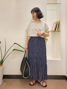 浪口　絵美さん（レディース・164cm）の夏コーディネート