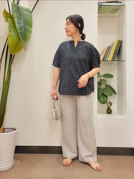 浪口　絵美さん（レディース・164cm）の夏コーディネート