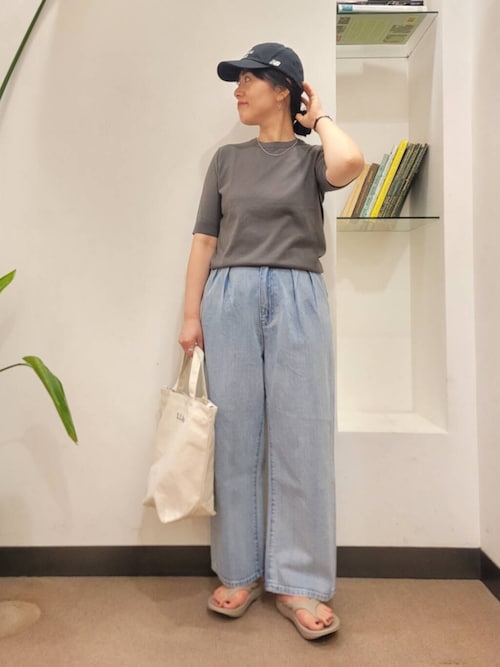 セール】『UR TECH ひやサラクール』コットンハーフスリーブKNIT