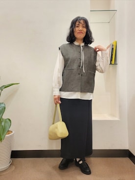 「URBAN RESEARCH DOORS(アーバンリサーチドアーズ)のアイテム(トップス)」を使った、浪口 絵美さん(レディース・164cm)の秋コーディネート