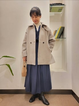 「アーバンリサーチドアーズ」｜「アイテム（ワンピース/ドレス）」を使った、浪口　絵美さん（レディース・164cm）の冬コーディネート