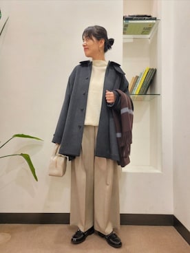 「アイテム（その他トップス）」を使った、浪口　絵美さん（レディース・164cm）の冬コーディネート