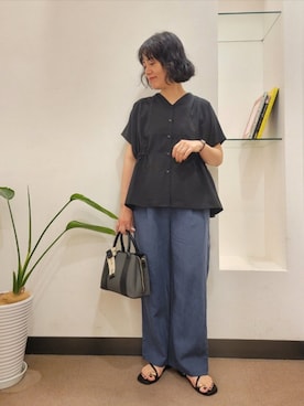 浪口　絵美さん（レディース・164cm）の夏コーディネート