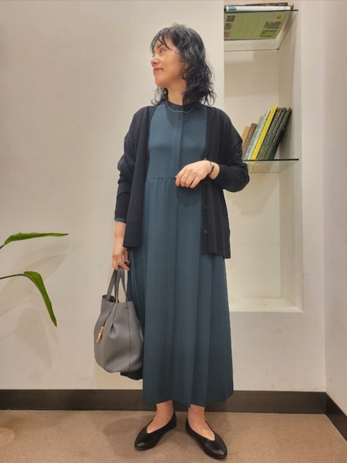 セール】ウォッシャブルウールVネックワイドカーディガン