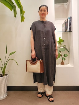 浪口　絵美さん（レディース・164cm）の夏コーディネート