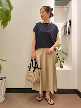 浪口 絵美さん(レディース・164cm)の夏コーディネート