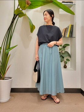 浪口　絵美さん（レディース・164cm）の夏コーディネート