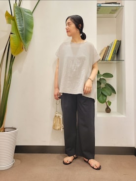 浪口　絵美さん（レディース・164cm）の夏コーディネート