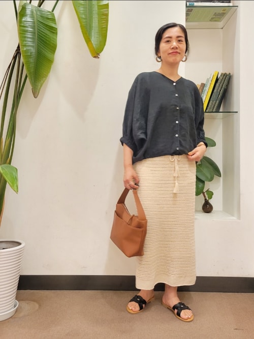 アーバンリサーチ ドアーズ（URBAN RESEARCH DOORS）/『別注』KHWOPA×DOORS　かぎ針スカート セール】『別注』KHWOPA×DOORS かぎ針スカート（スカート）｜URBAN