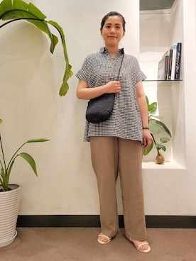 浪口 絵美さん(レディース・164cm)の夏コーディネート