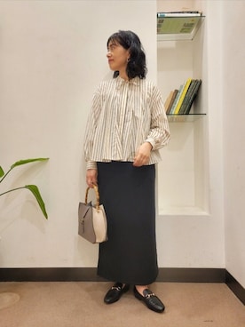 「URBAN RESEARCH DOORS（アーバンリサーチドアーズ）のアイテム」を使った、浪口　絵美さん（レディース・164cm）の夏コーディネート