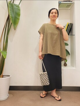 浪口 絵美さん(レディース・164cm)の夏コーディネート