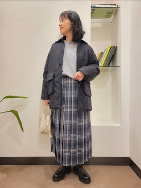 「イチ推しジャケットスタイル」｜「アイテム（シューズ）」を使った、浪口　絵美さん（レディース・164cm）の秋コーディネート