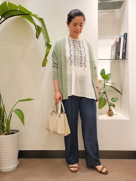 浪口　絵美さん（レディース・164cm）の夏コーディネート