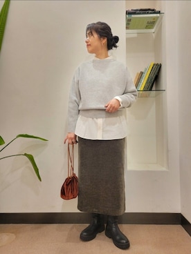 浪口　絵美さん（レディース・164cm）の冬コーディネート