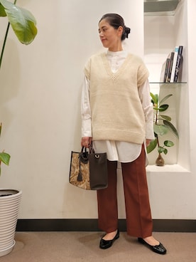 浪口　絵美さん（レディース・164cm）の秋コーディネート