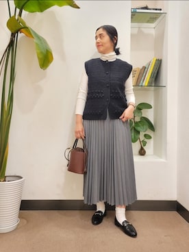 かぐれ（カグレ）の「ペルークロシェニットベスト（ニット