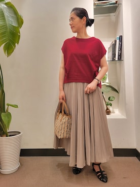 浪口 絵美さん(レディース・164cm)の夏コーディネート