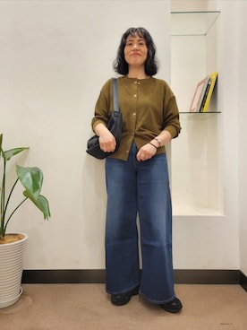 「Levi's」｜浪口　絵美さん（レディース・164cm）の秋コーディネート