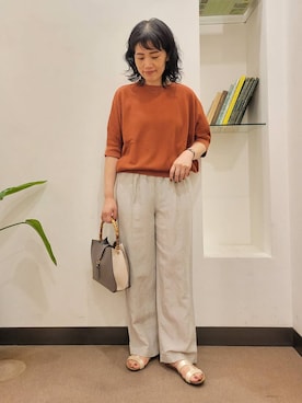 浪口 絵美さん(レディース・164cm)の夏コーディネート